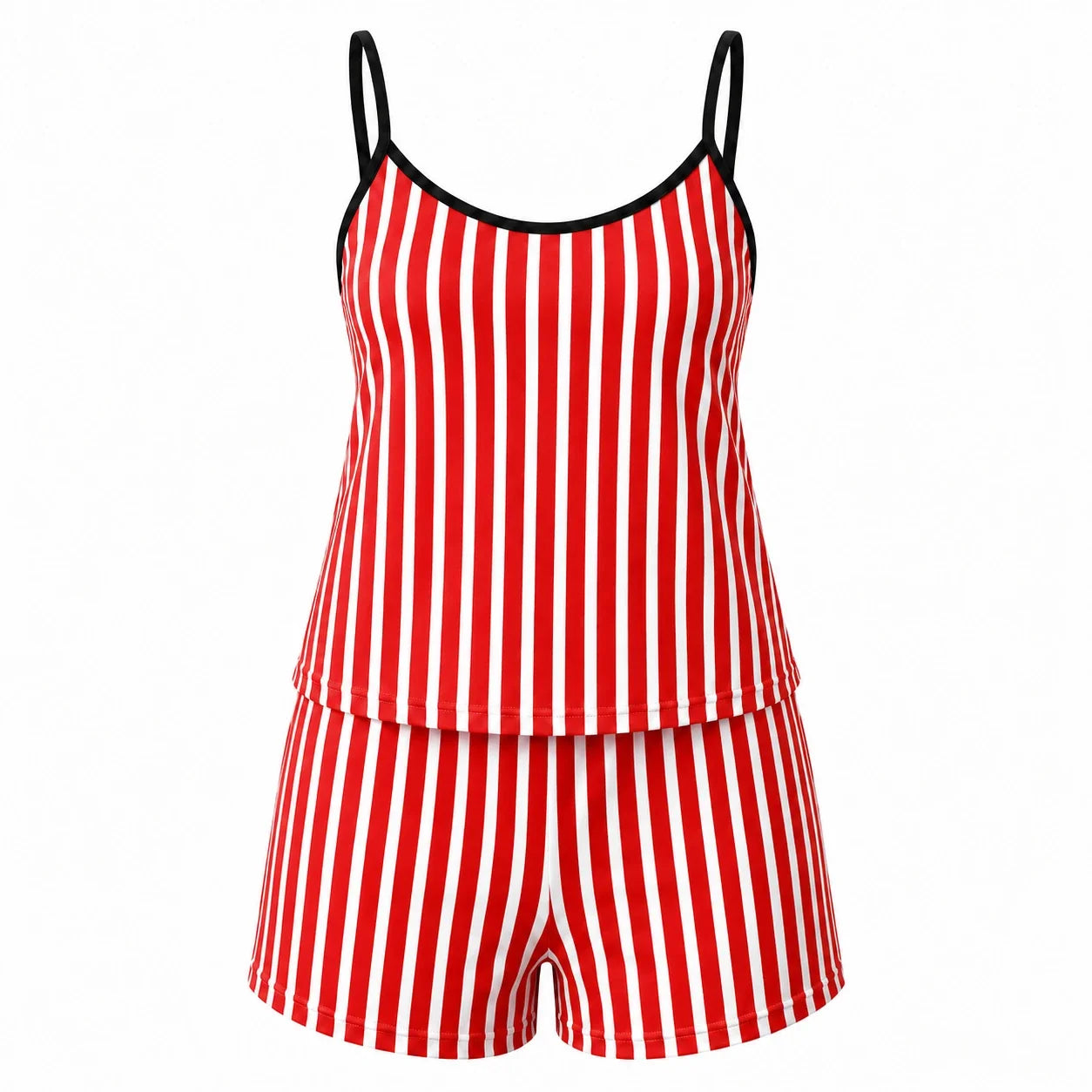 Striped Cami Shorts Set WHD0606449