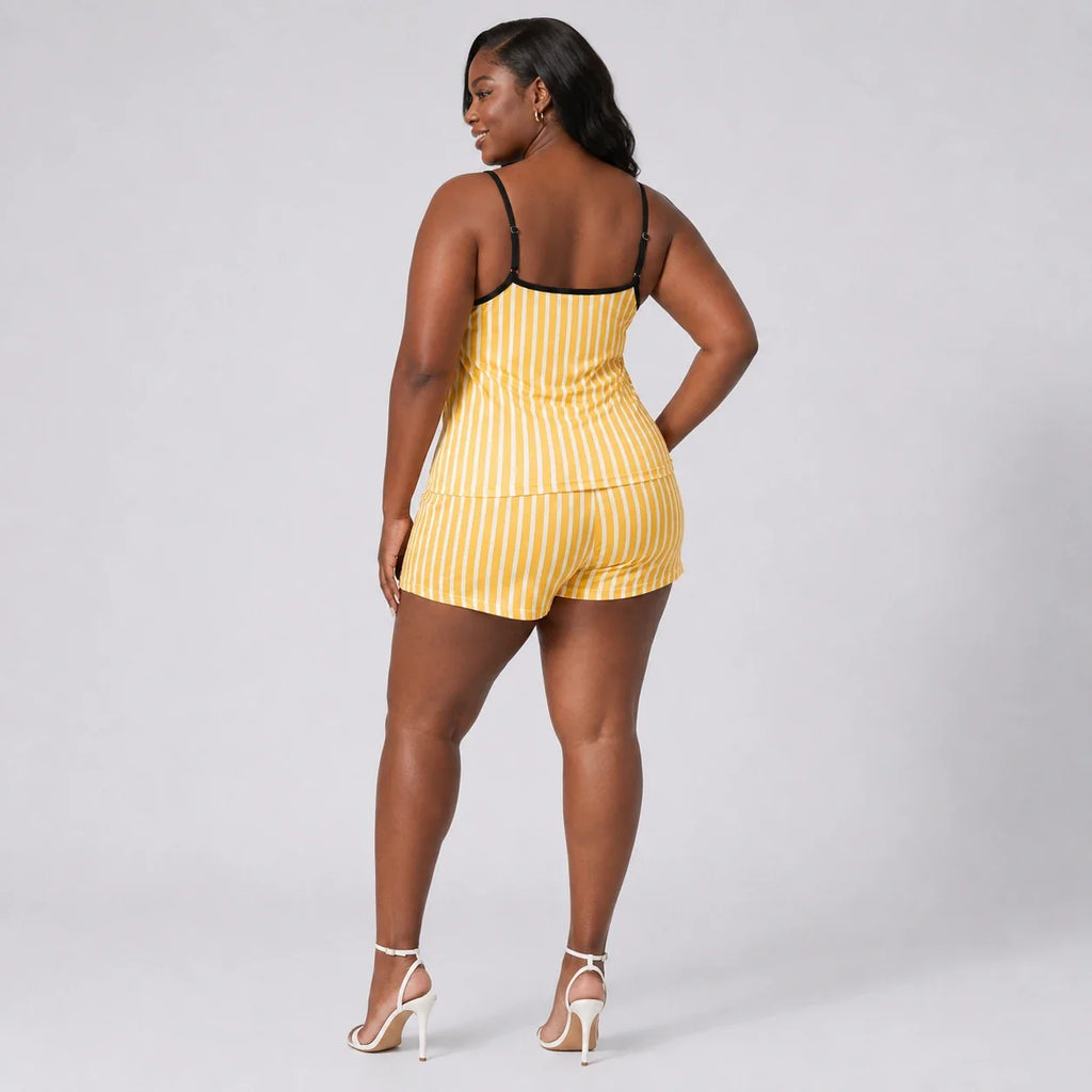 Striped Cami Shorts Set WHD0606449