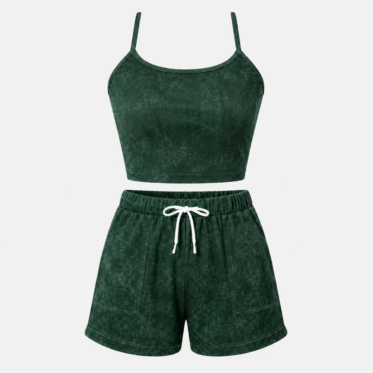 Pink Halter Shorts Set WHD0606455
