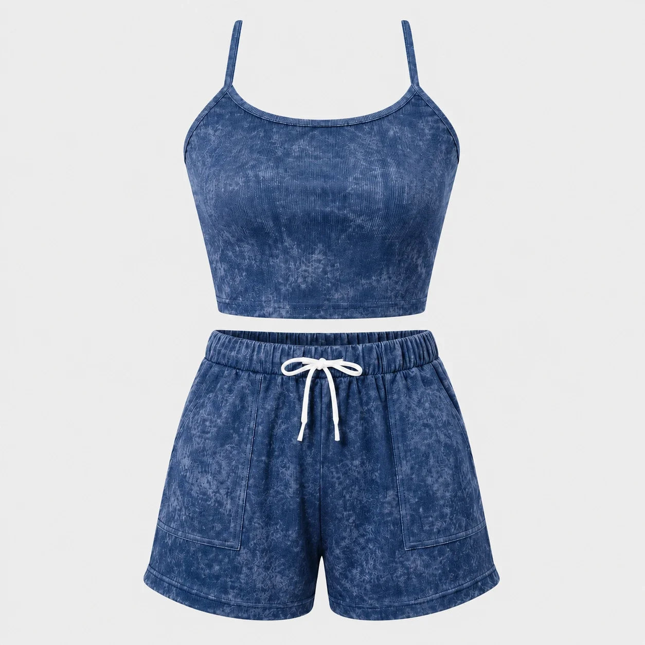 Pink Halter Shorts Set WHD0606455