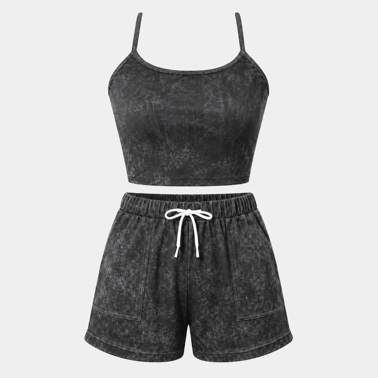 Pink Halter Shorts Set WHD0606455