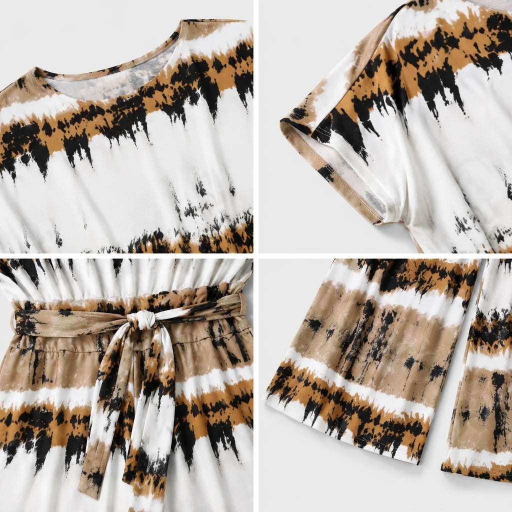 Tie-Dye Wide Leg Jumpsuit WHD0606456