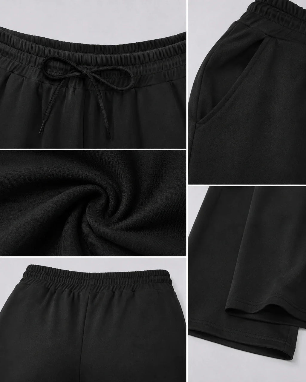 Drawstring Wide Leg Lounge Pants WHD0606457