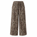 Leopard Wide Leg Pants WHD0606458