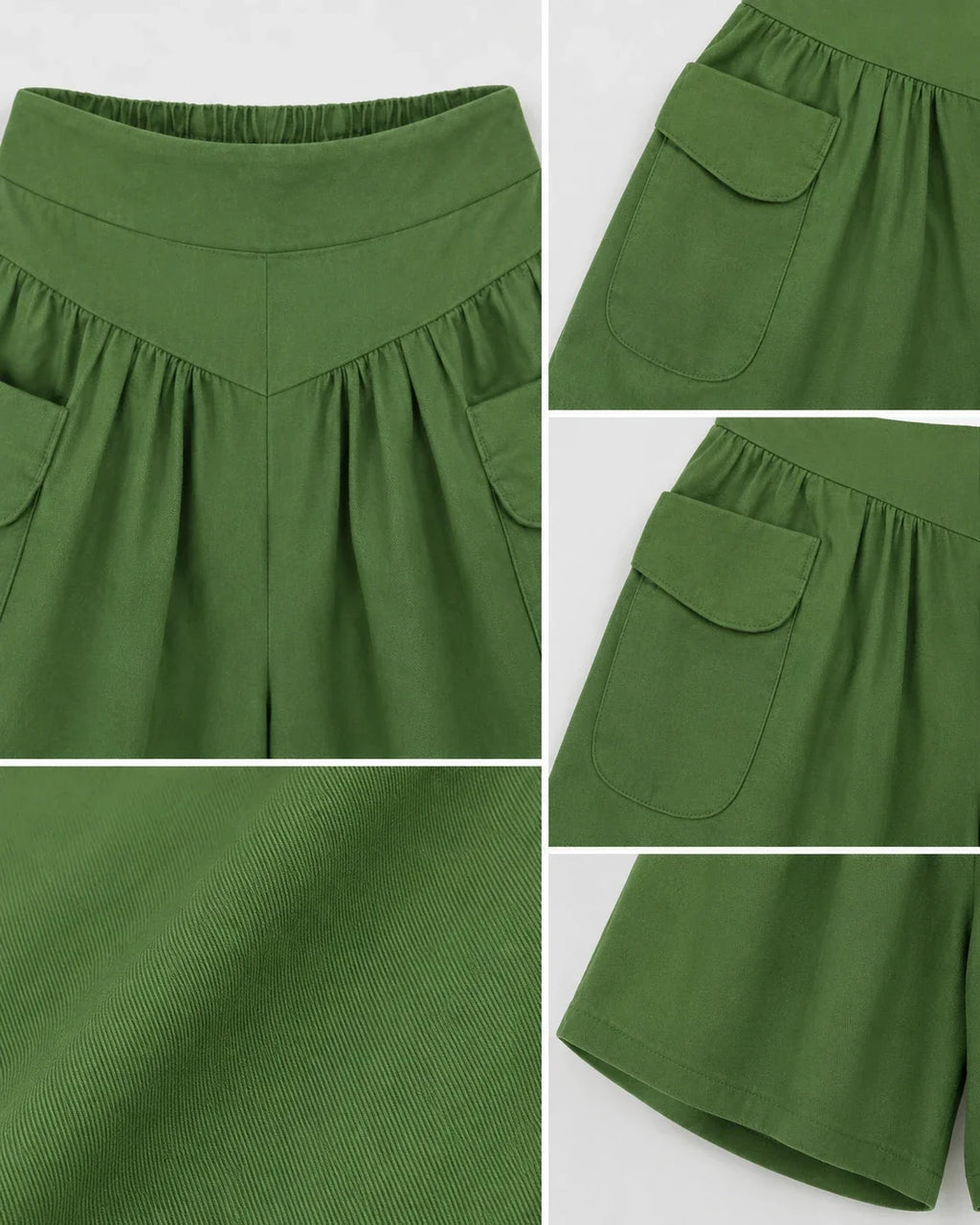 High Waist Pocket Shorts WHD0606459