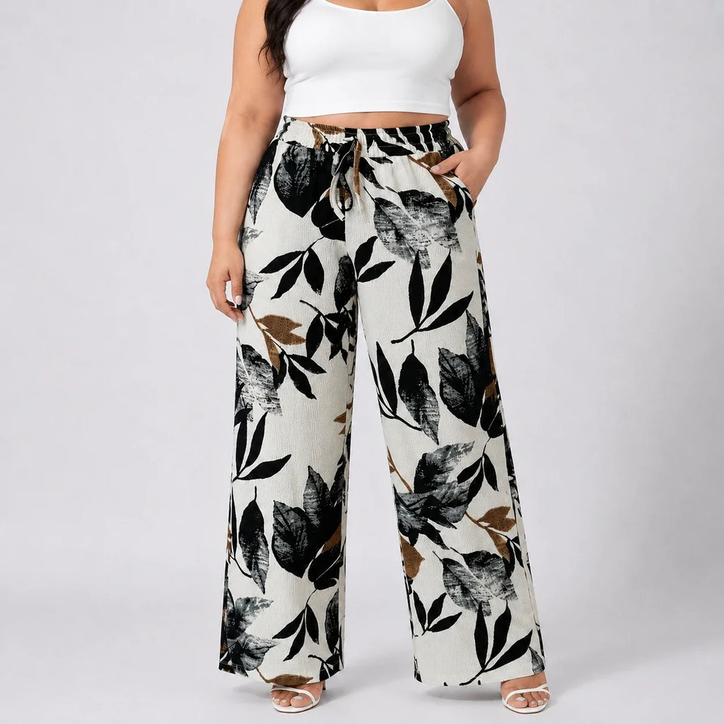 Botanical Wide Leg Pants WHD0606464