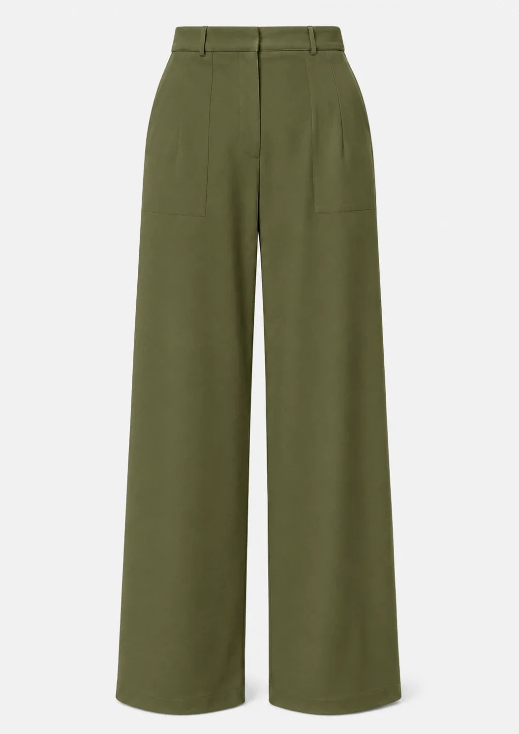 Ivory Wide Leg Pants WHD0606465