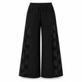 Lace Panel Wide Leg Pants WHD0606466
