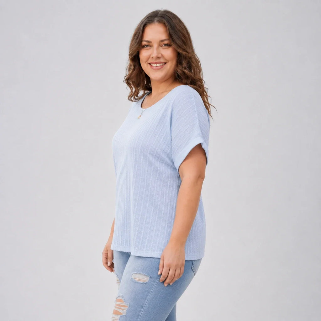 Textured Dolman Sleeve Top WHD0606475