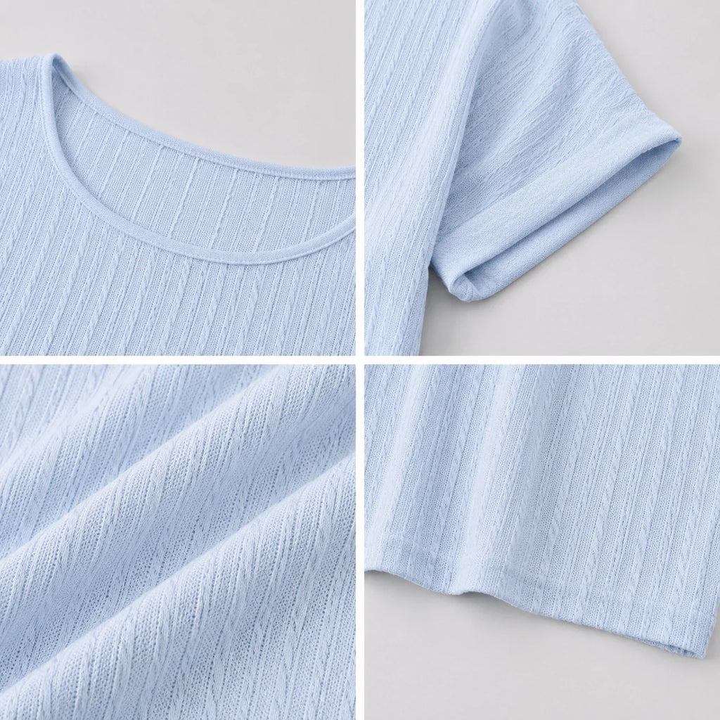 Textured Dolman Sleeve Top WHD0606475