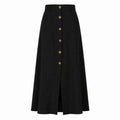 Button Front Maxi Skirt WHD0606480
