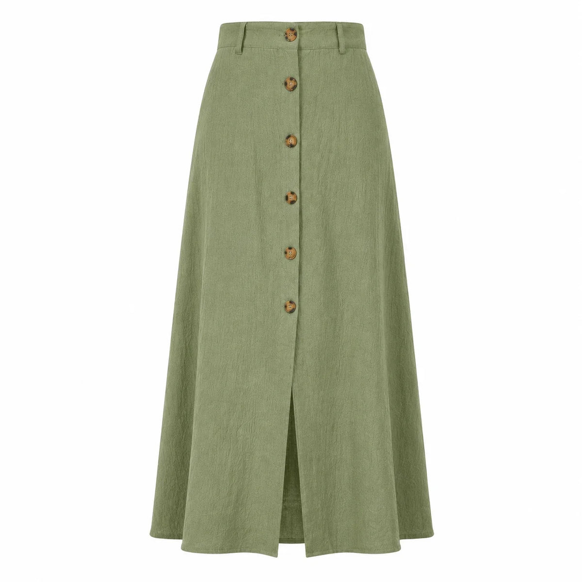 Button Front Maxi Skirt WHD0606480