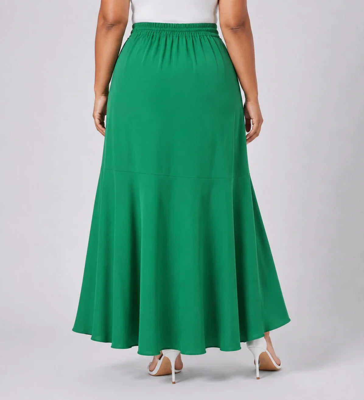 Ruffle Tie-Waist Maxi Skirt WHD0606481