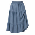 Tiered Elastic Waist Maxi Skirt WHD0606482