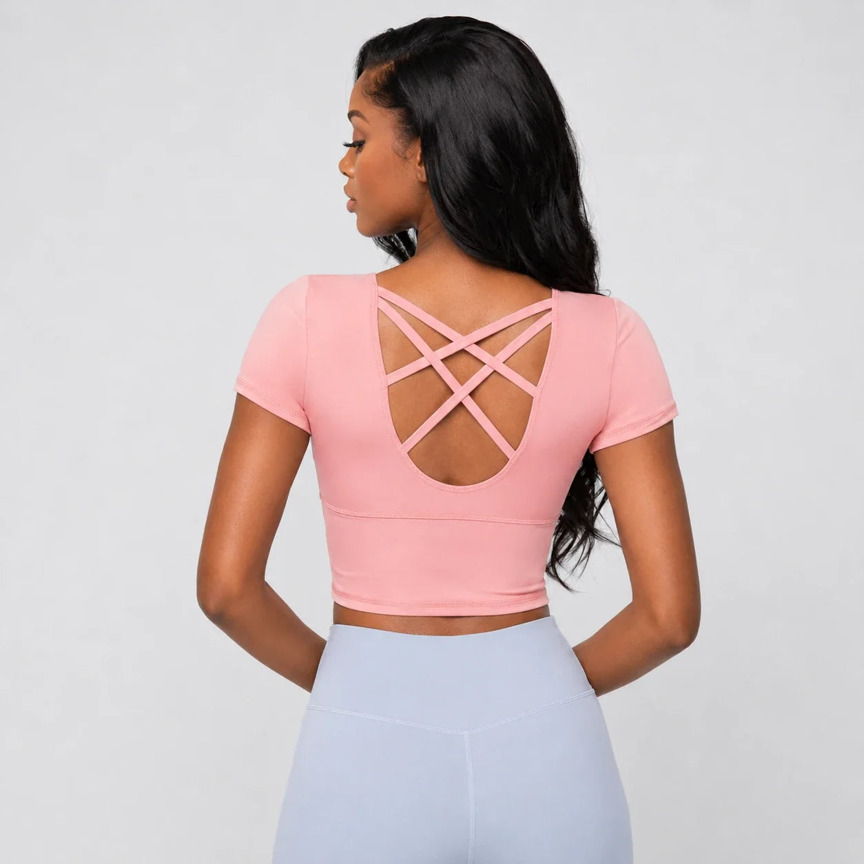 Crisscross Back Active Top WHD0606488-JYMD011