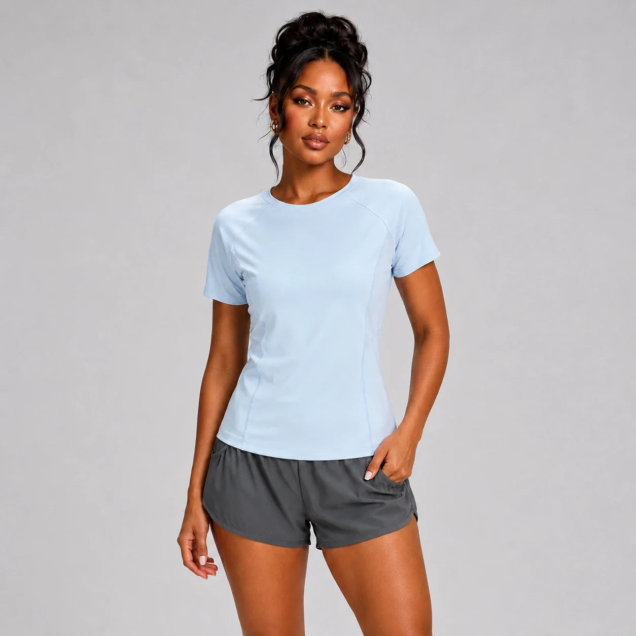Mesh Panel Active Tee WHD0606490-JYWD020