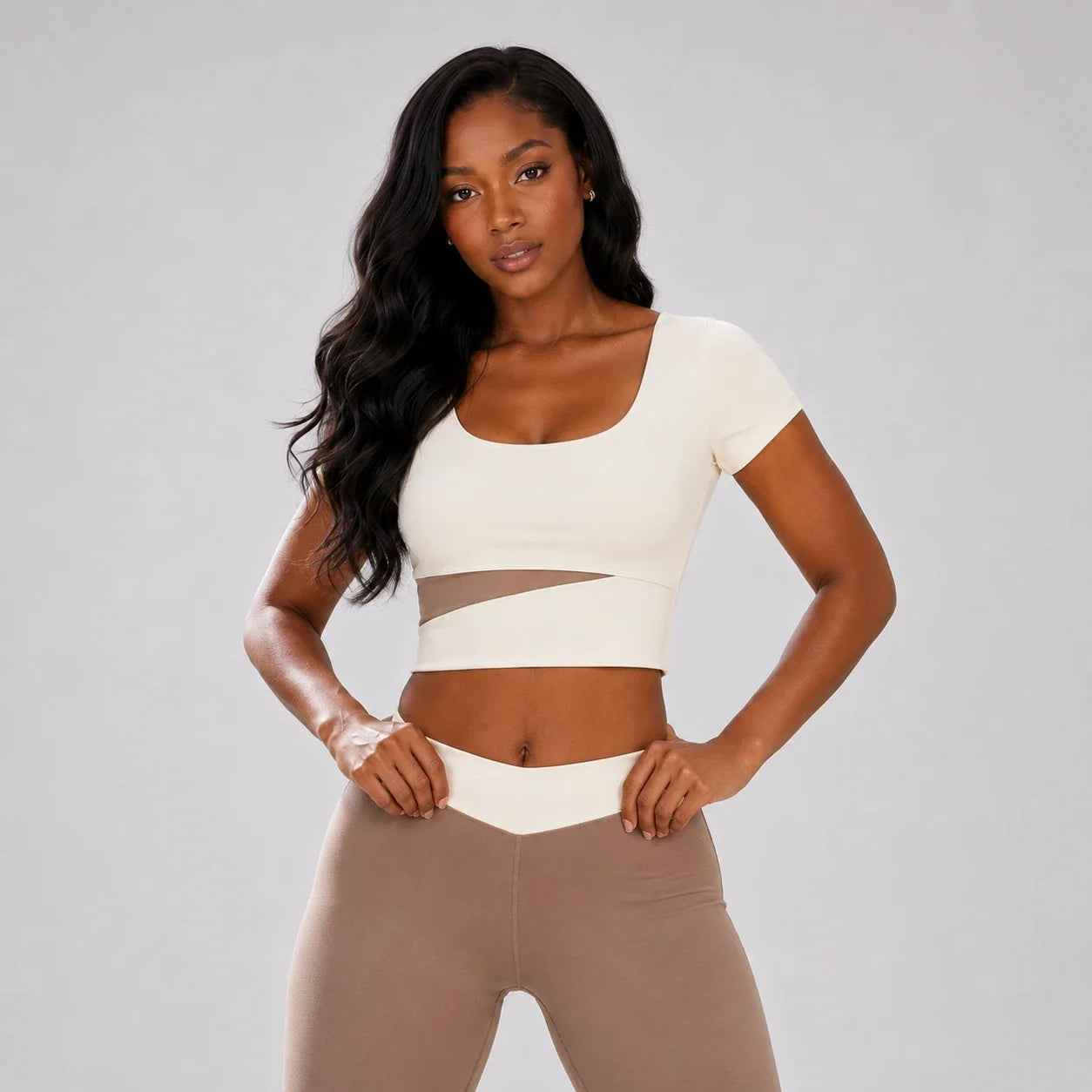 Asymmetric Cutout Active Top WHD0606491-JYMD013