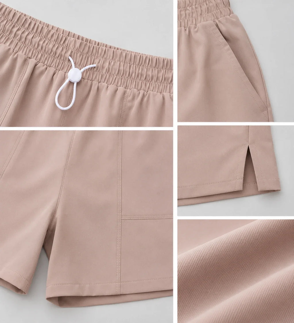 Drawstring High Waist Shorts WHD0606498-JYMA013