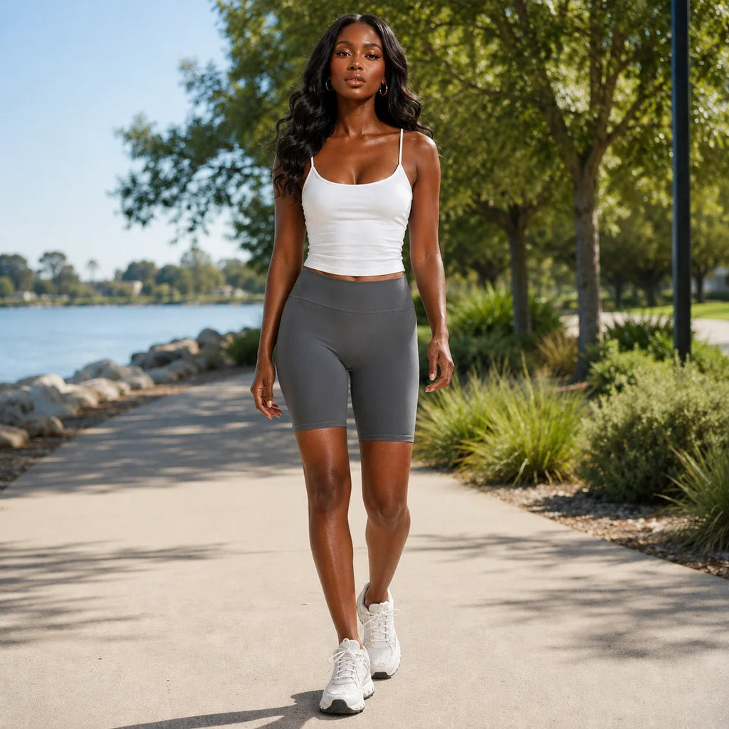 High Waist Biker Shorts WHD0606499-JYMA045