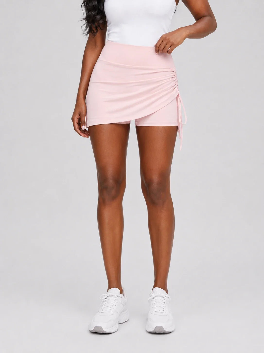 Ruched Side Active Skort WHD0606502-JYMQ070
