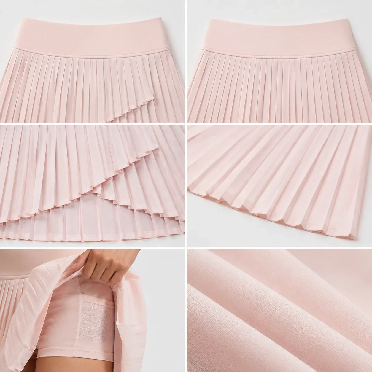Pleated High Waist Skort WHD0606506-JYMQ068