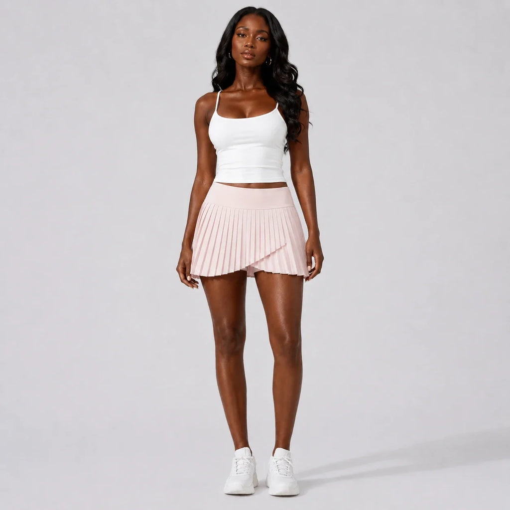 Pleated High Waist Skort WHD0606506-JYMQ068