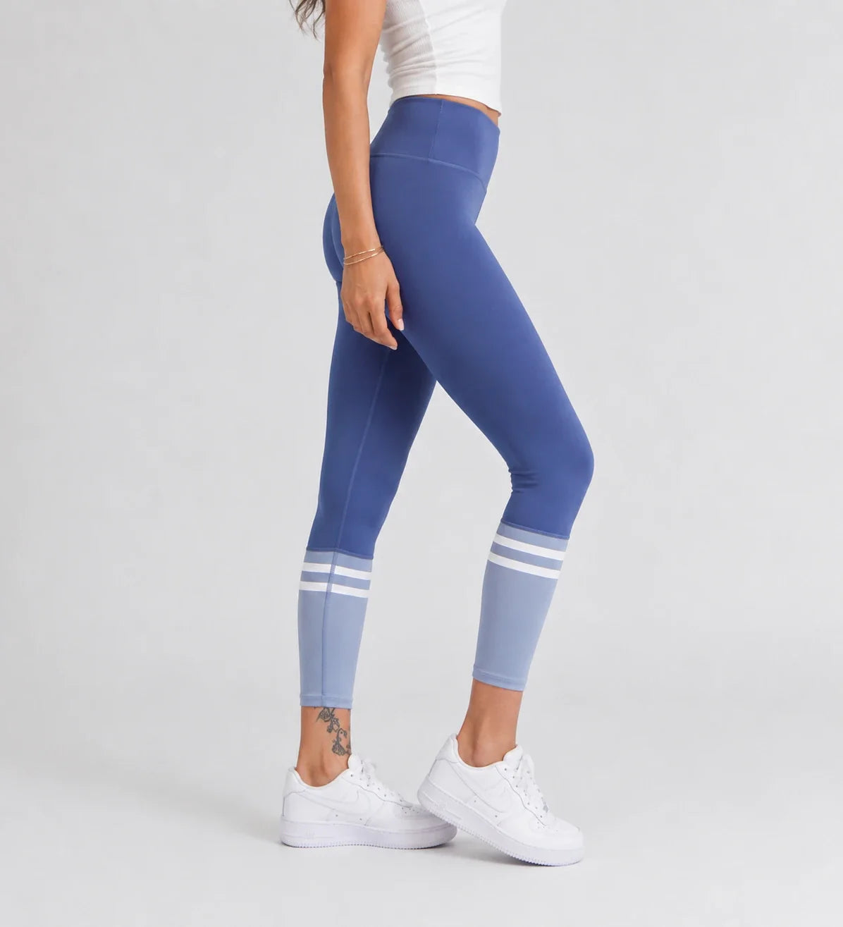 Colorblock Stripe Active Leggings WHD0606507-JYMK015