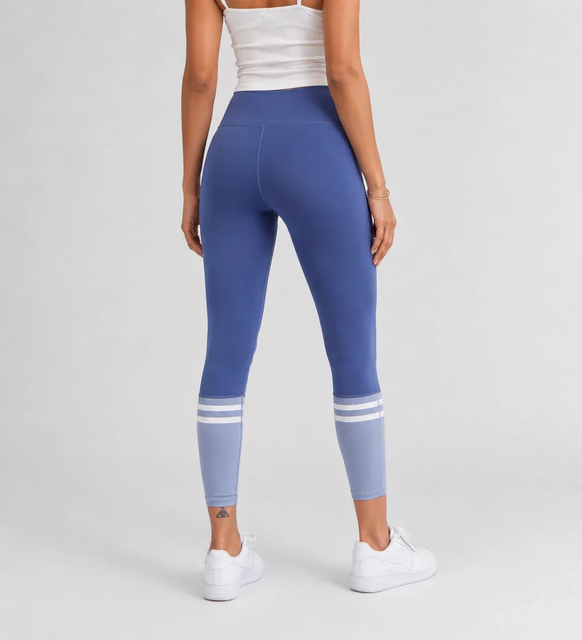 Colorblock Stripe Active Leggings WHD0606507-JYMK015