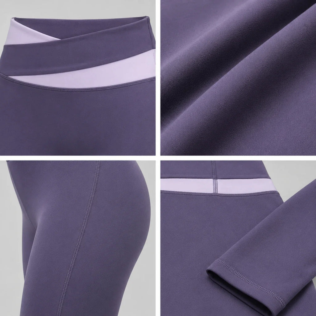 Colorblock High Waist Leggings WHD0606508-JYMK002