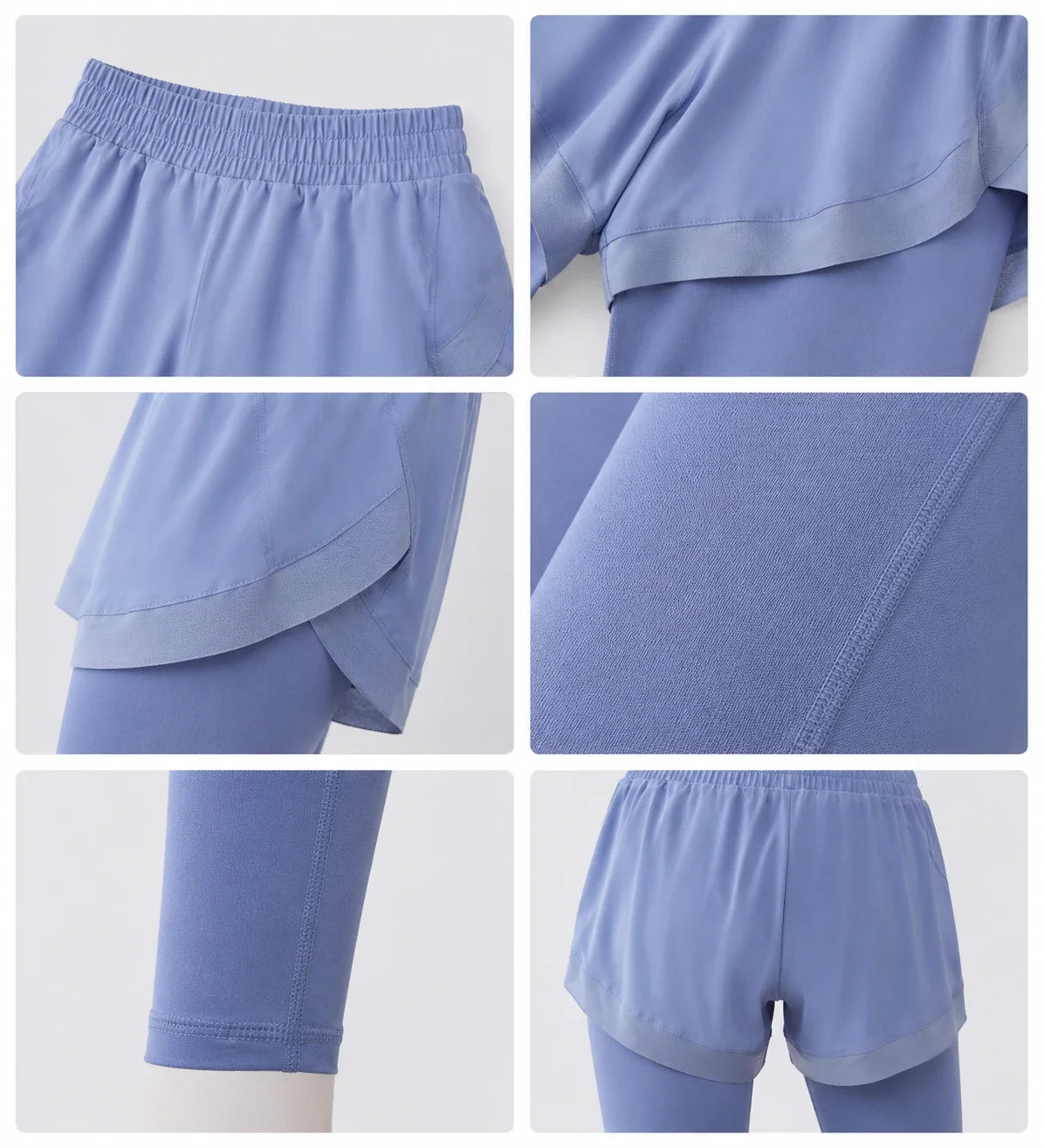Layered Active Leggings WHD0606509-JYMK017