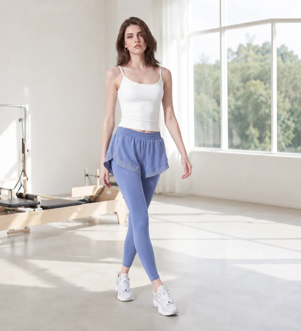 Layered Active Leggings WHD0606509-JYMK017