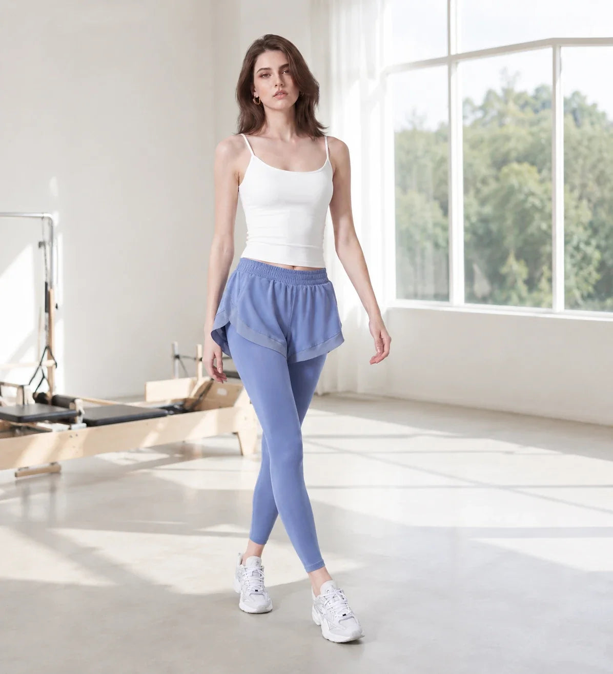 Layered Active Leggings WHD0606509-JYMK017