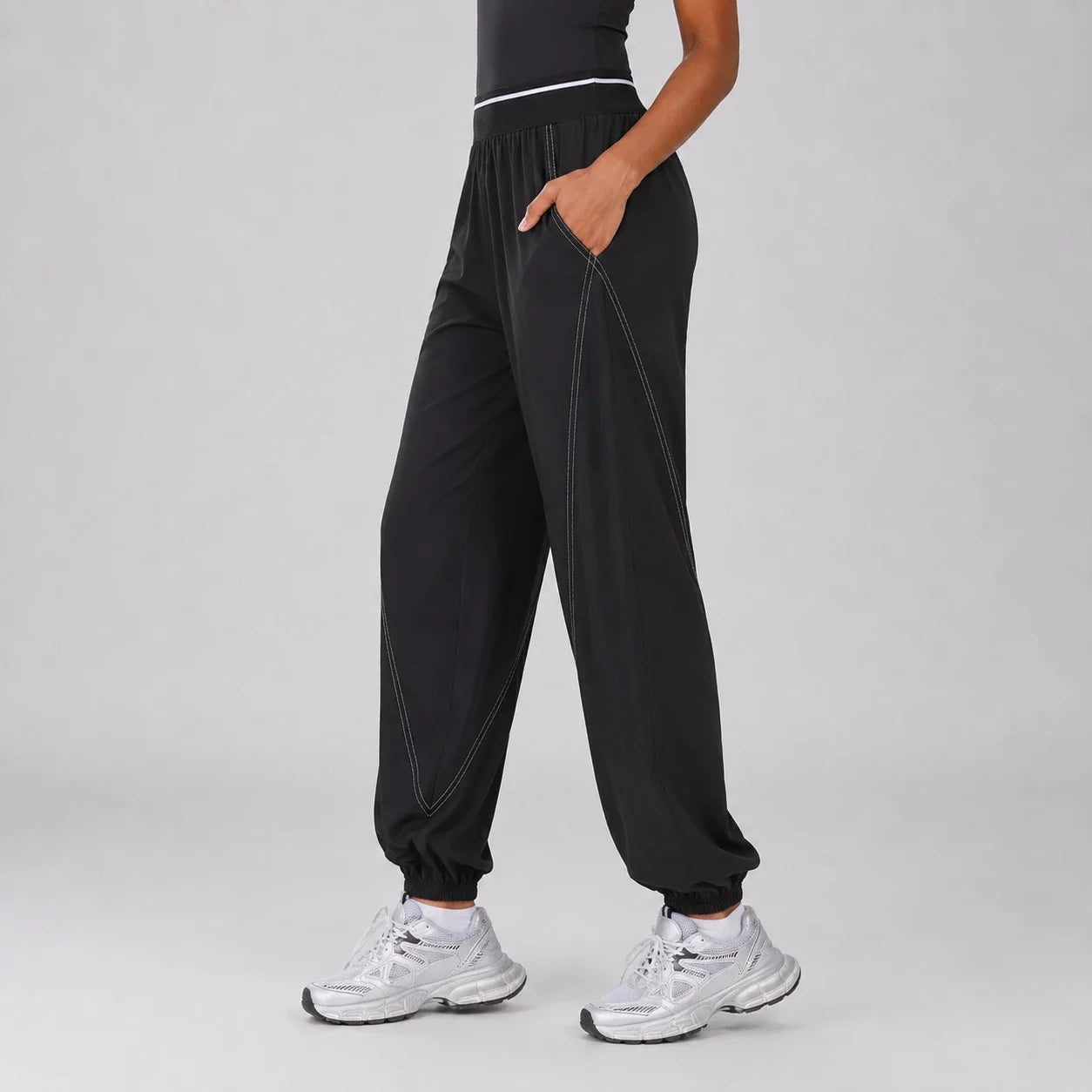 Contrast Stitch Jogger Pants WHD0606513-JYWK025