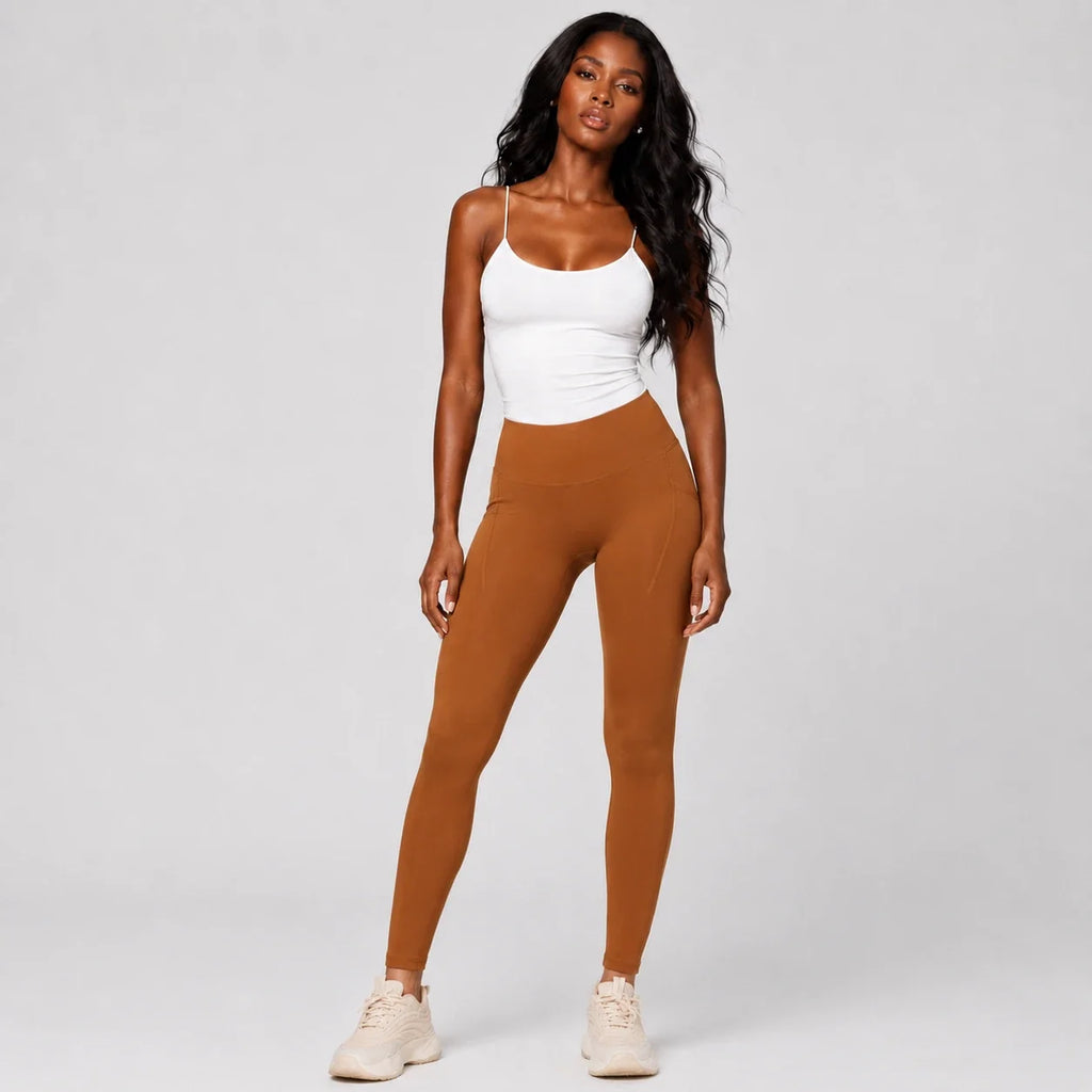 High Waist Pocket Leggings WHD0606514-JYMK102