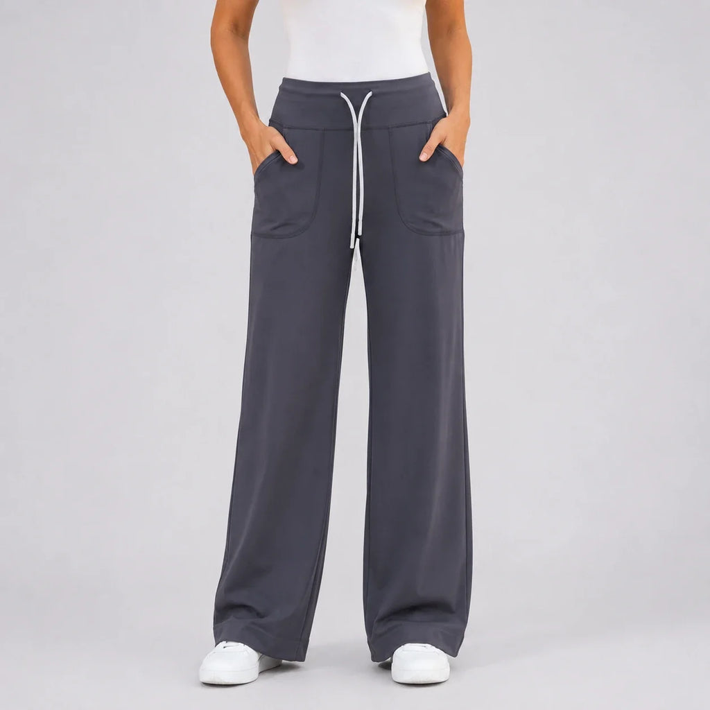 Drawstring Wide Leg Pants WHD0606516-JYMK053