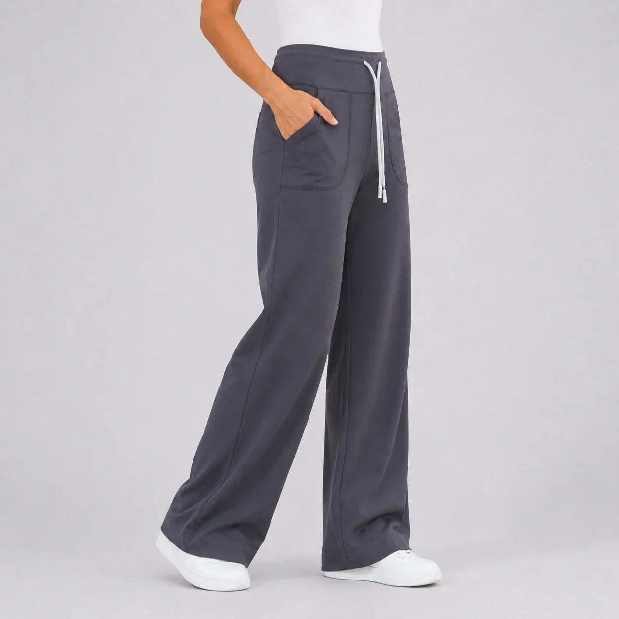 Drawstring Wide Leg Pants WHD0606516-JYMK053