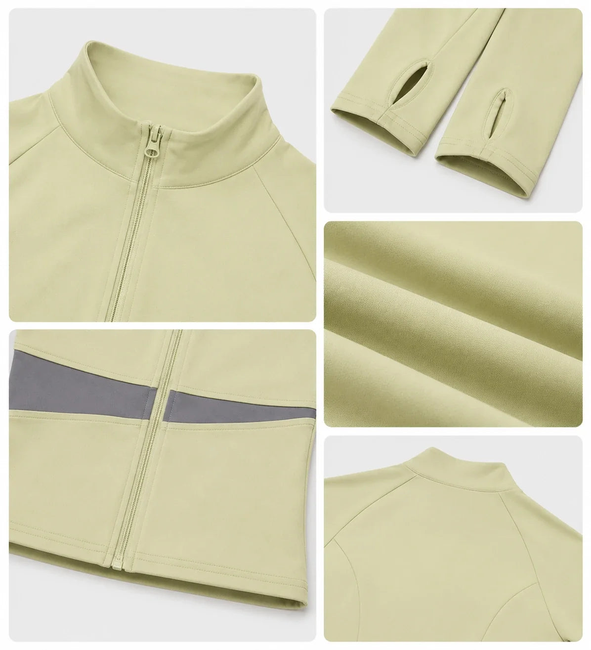 Zip Front Active Jacket WHD0606517-JYMW022