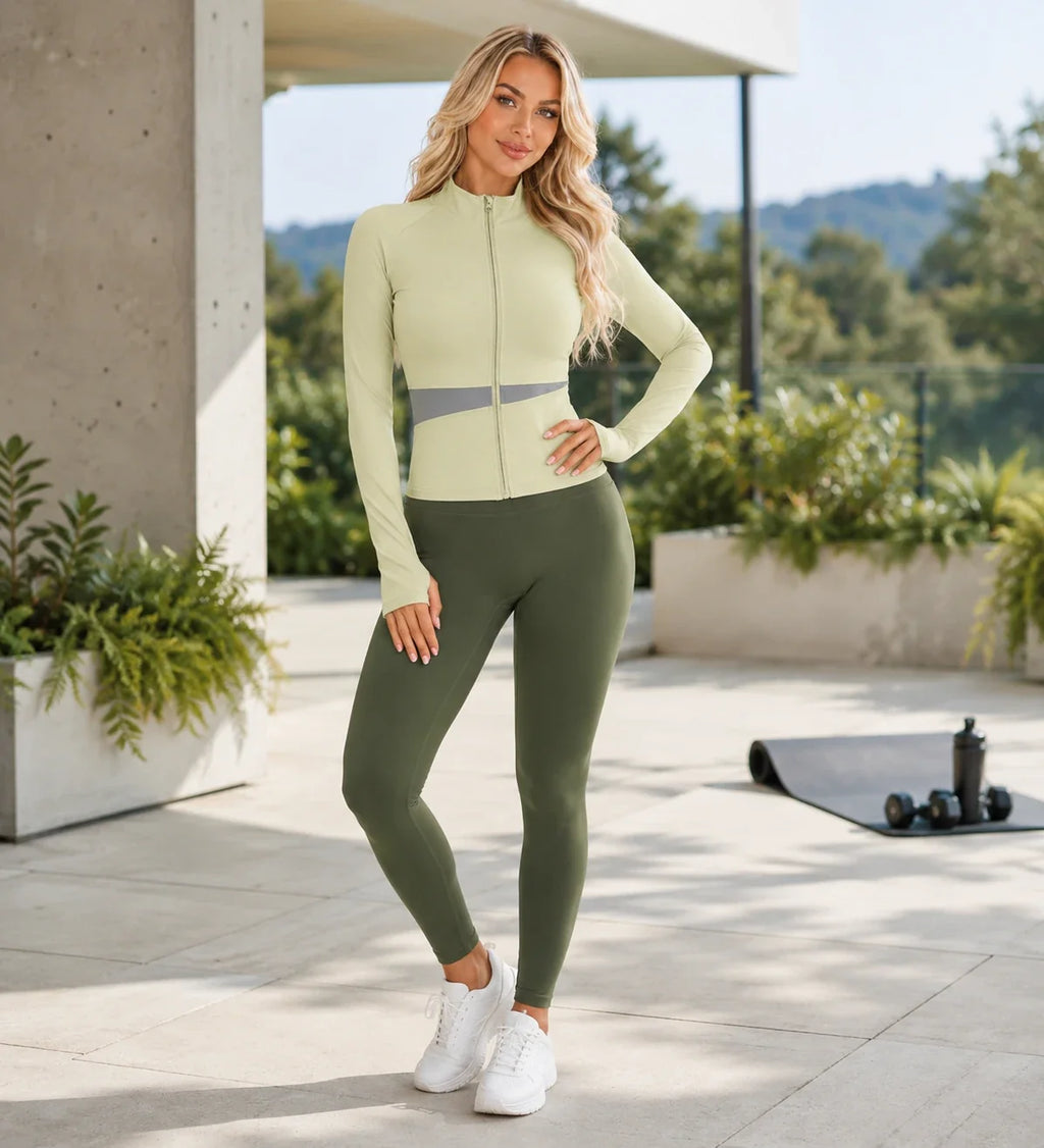 Zip Front Active Jacket WHD0606517-JYMW022