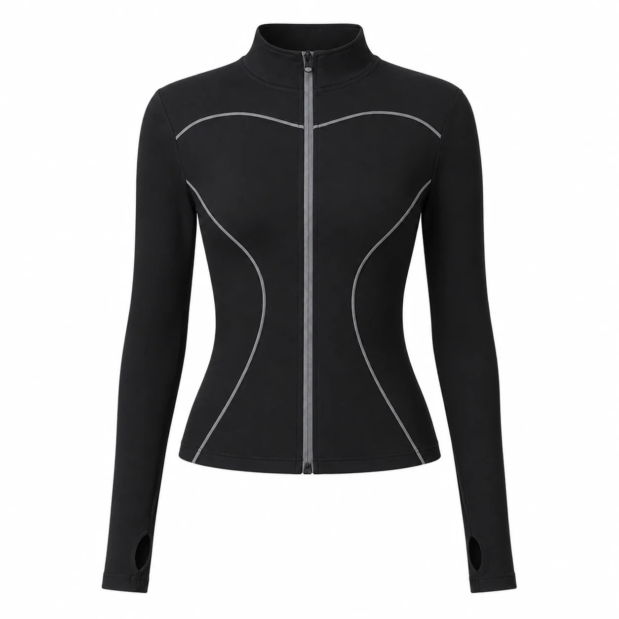 Contrast Piping Zip Jacket WHD0606521-JYMW060