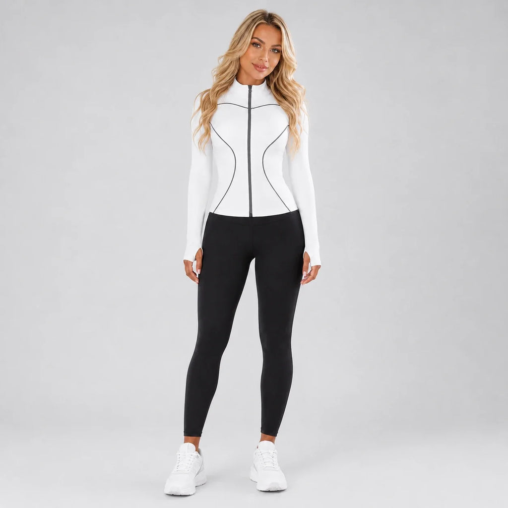 Contrast Piping Zip Jacket WHD0606521-JYMW060