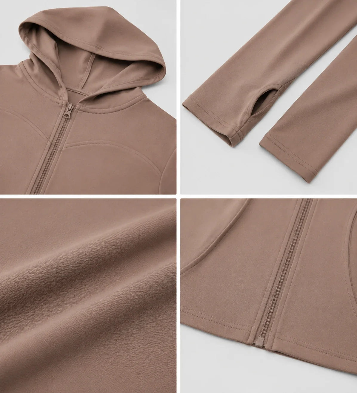 Hooded Zip Active Jacket WHD0606522-JYMW043