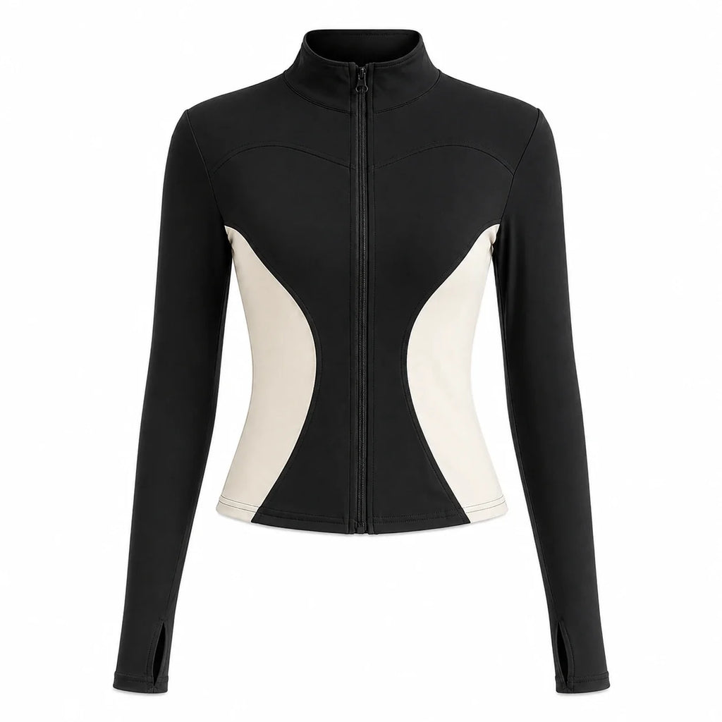 Colorblock Zip Active Jacket WHD0606524-JYMW114