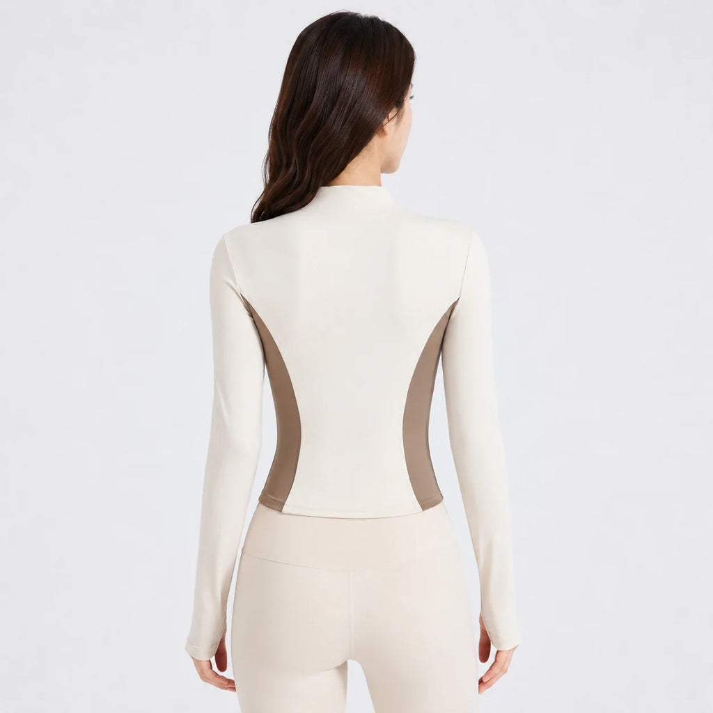 Colorblock Zip Active Jacket WHD0606524-JYMW114