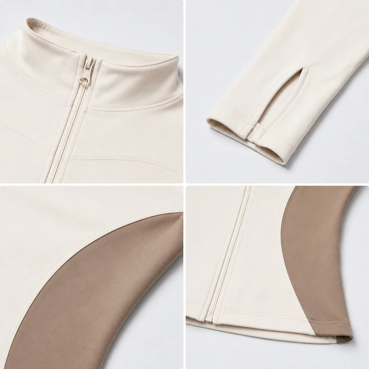 Colorblock Zip Active Jacket WHD0606524-JYMW114