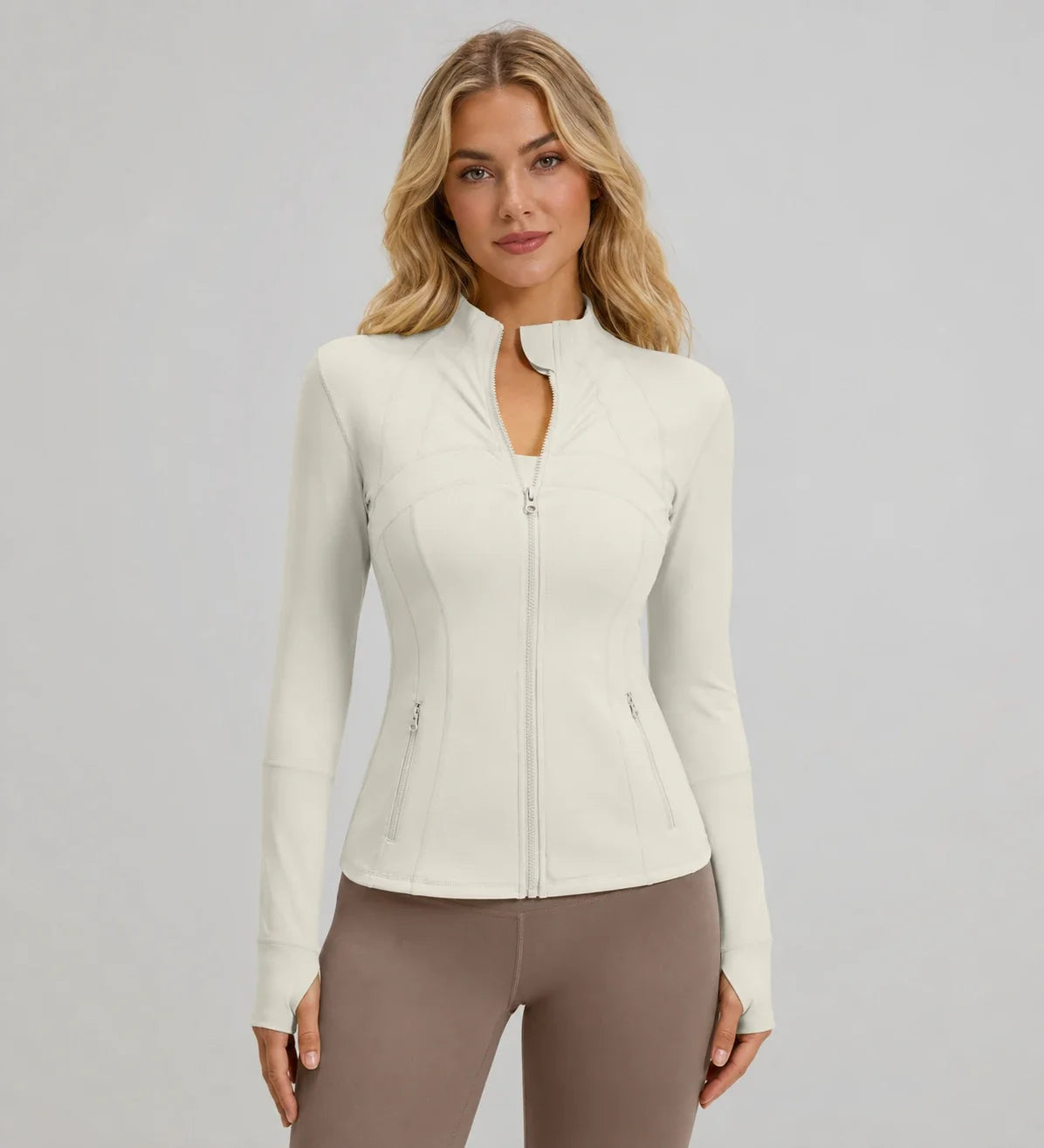 Fitted Zip-Up Active Jacket WHD0606526-MTWTP03