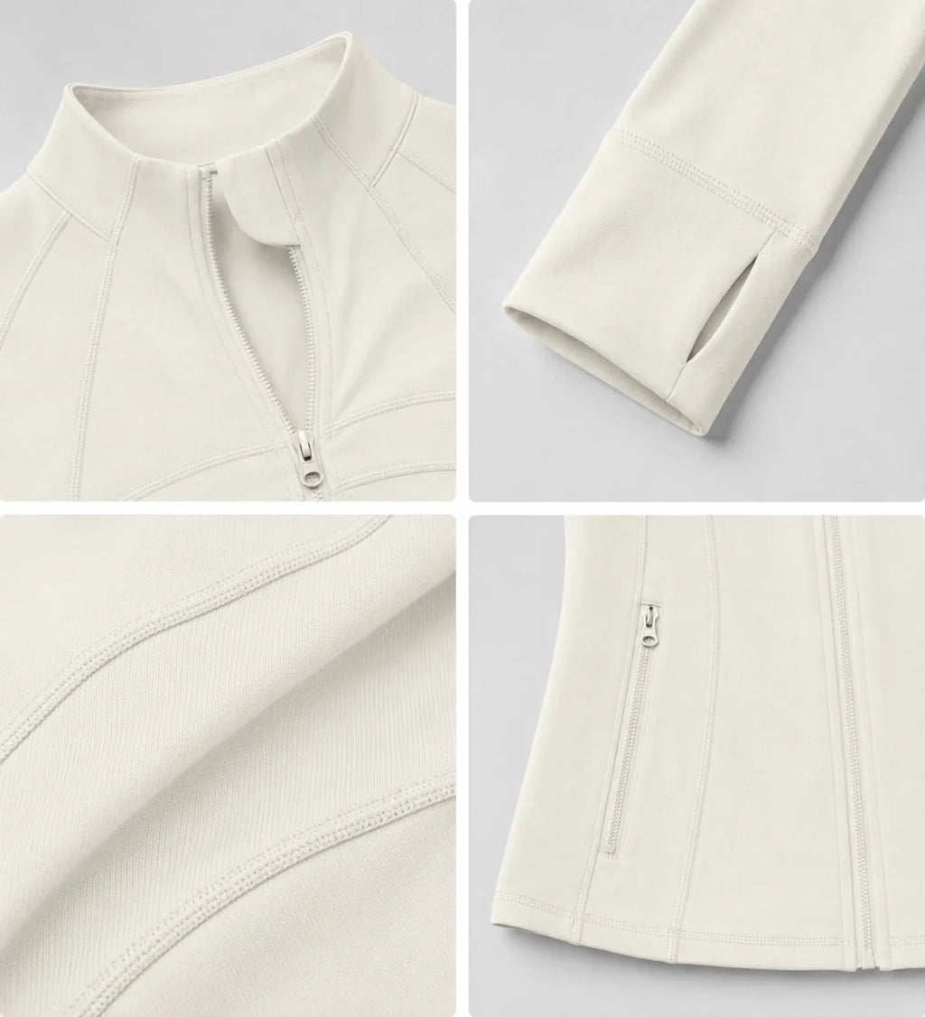 Fitted Zip-Up Active Jacket WHD0606526-MTWTP03