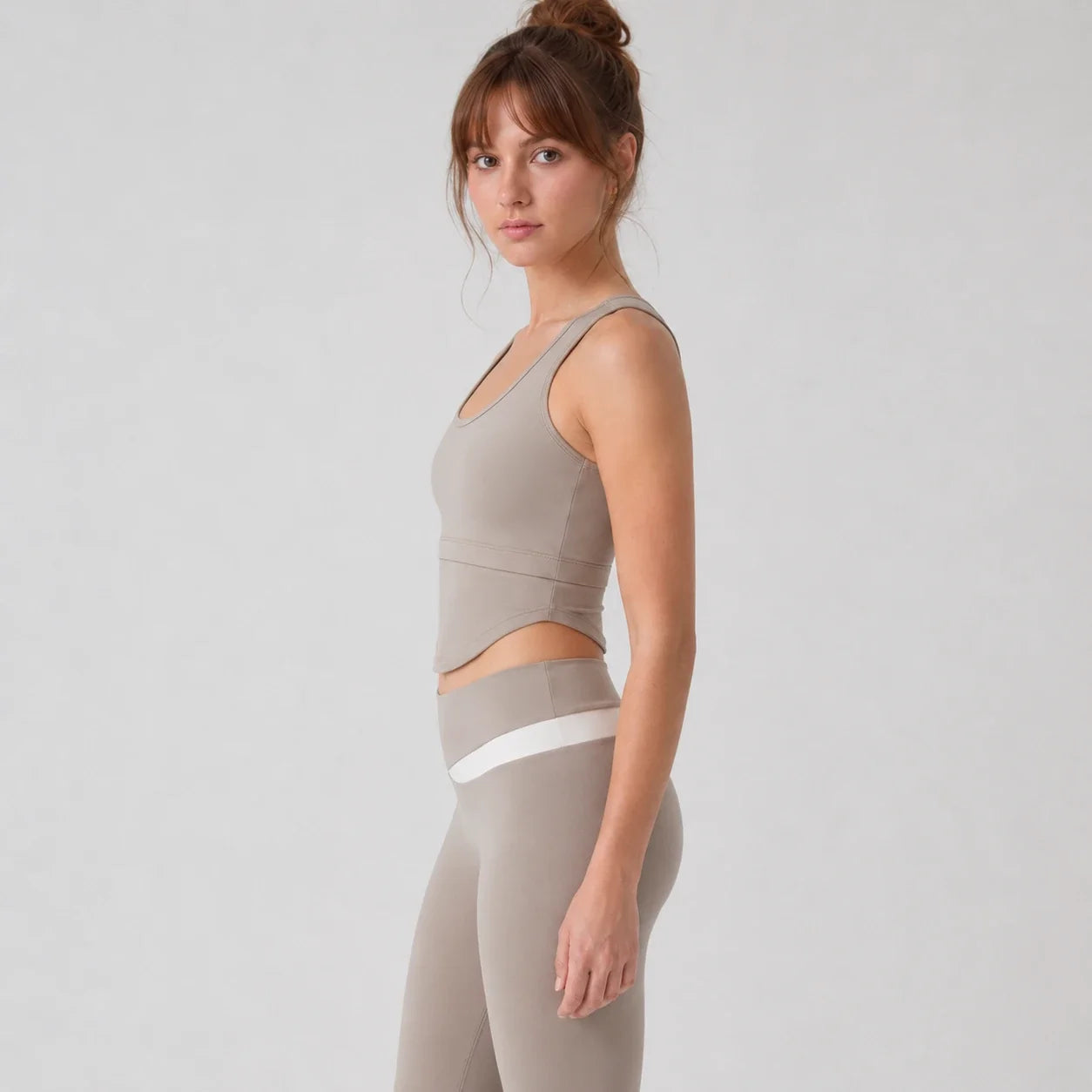 Scoop Neck Activewear Set WHD0606528-JYMB007