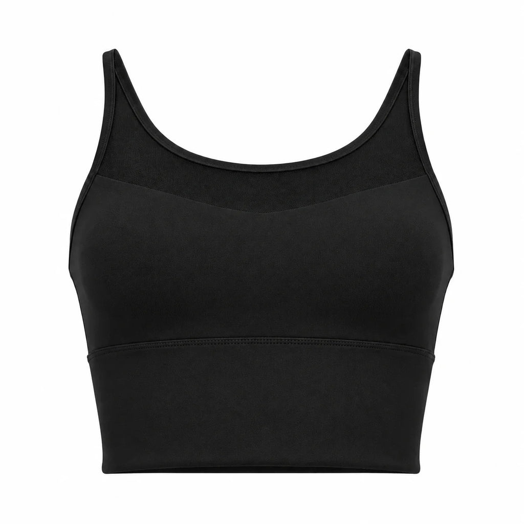 Cutout Back Longline Sports Bra WHD0606529-MTXWX60