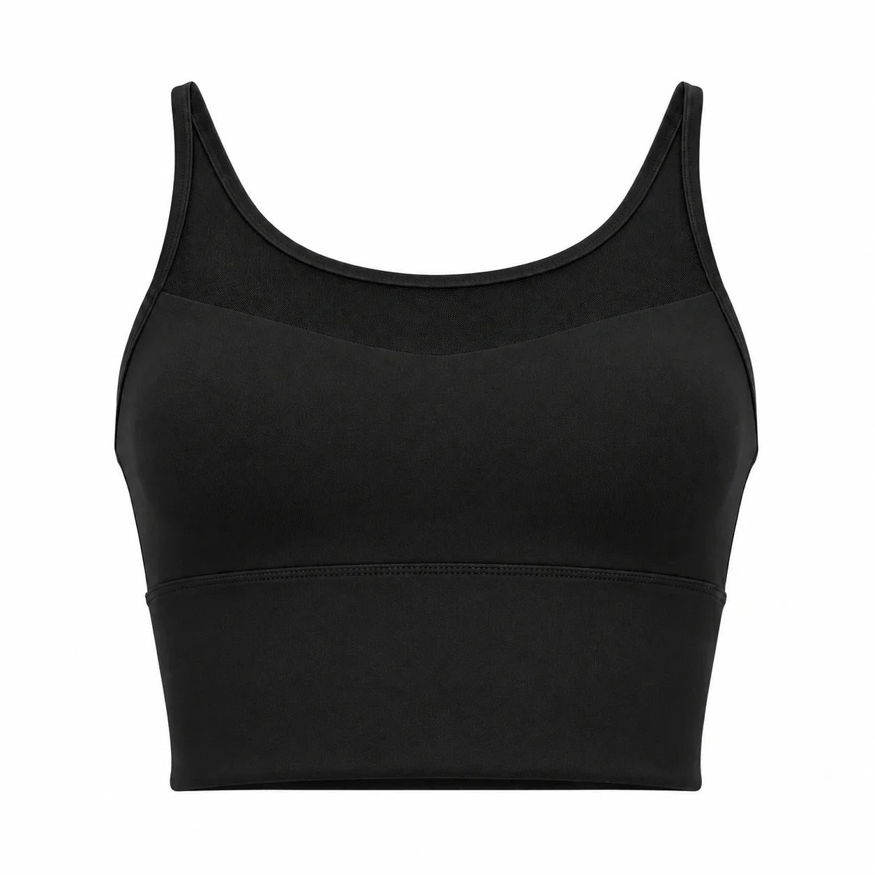 Cutout Back Longline Sports Bra WHD0606529-MTXWX60
