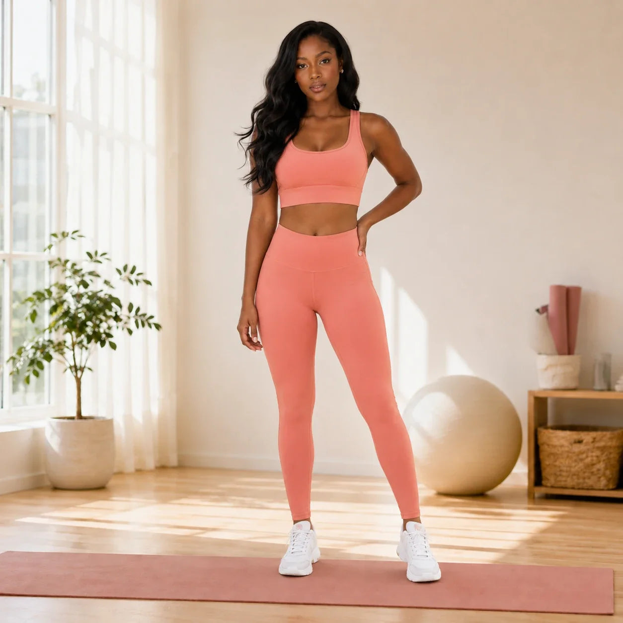 Cutout Back Sports Bra WHD0606531-MTWXPK01